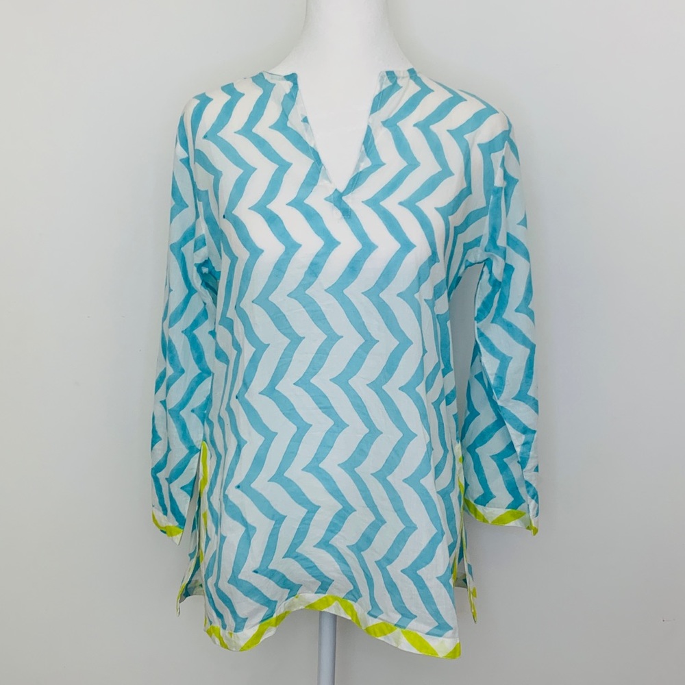 Roberta Roller Rabbit - Chevron Pattern Tunic - image 1